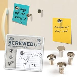 4er Set "Screwed Up" Magnete im Schraubendesign