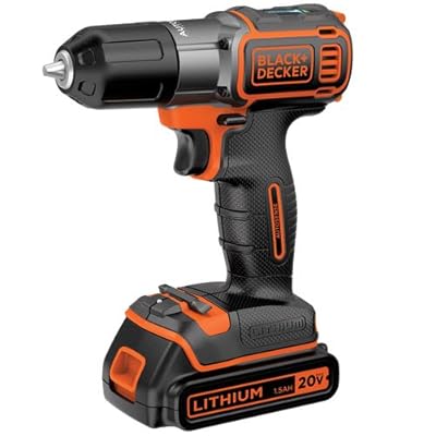 BLACK+DECKER BDCDE120C 20V MAX Lithium-Ion Drill/Driver with Autosense Technology