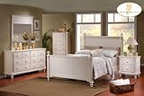Home Elegance Cottage White Dresser with Paneling 875W-5