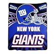 New York Giants Light Weight Fleece NFL Blanket (Shadow Series) (50x60")"