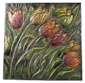 Pinnacle Strategies W90332-UPS Metal Tulip Plaque