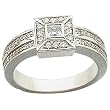14kt White Gold Stylish Table Engagement Ring