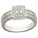 14kt White Gold Stylish Table Engagement Ring