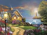 Ravensburger Puzzle - Mystic Lights Romantic Cottage (1000 pieces)