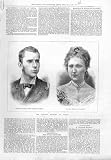 IMPERIAL WEDDING AT VIENNA 1881 AUSTRIA & BELGIUM