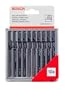 Bosch Zubeh�r 10tlg. Stichs�geblatt-Set Holz