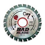 KwikTool USA BB500 C7 Bad Blade 5-Inch 36 Tooth with 1-Inch to 20 mm arbor