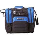 Search : Brunswick Flash Single Ball Tote - Black/Royal One Size