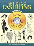 Art Deco Fashions CD-ROM and Book (Dover Electronic Clip Art)