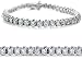 1 Carat Diamond Sterling Silver Tennis Bracelet