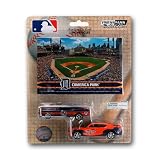 MLB Detroit Tigers Ford Mustang and Dodge Charger 1:64 Scale Diecast Cars