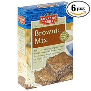 Arrowhead Mills Brownie Mix, 17.5-Ounce Unit (Pack of 6) by Arrowhead Mills