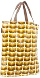 Orla Kiely Laminated Small Shadow Stem Print Book Shoulder Bag Orla Kiely Laminated Small Shadow Stem Print Book Shoulder Bag