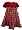 Rare Editions Infant Toddler Girls Red/Gold Plaid Velvet Holiday Christmas Party Dress-18 Months