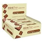 thinkThin Protein Bar, Brownie Crunch, Gluten Free, 2.1-Ounce Bars (Pack of 10)