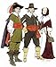 Cavalier and Puritan Fashions Coloring Book (Dover Fashion Coloring Book)