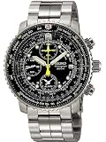 SEIKO セイコー 200m防水 パイロットクロノ クロノグラフ メンズ 腕時計 SNA411P1 海外モデル [逆輸入]の画像