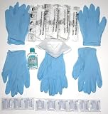 H1N1, Swine Flu, Pandemic Flu Preparedness Kit w/ N95 Respirator Masks & Nitrile Gloves. !!!! VALUE PACK DOUBLE QUANTITY !!!!
