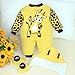 Baby Ladybug and Cows Warm Body Suit Autumn and Winter Clothing Baby Romper