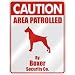 boxer24 - CAUTION AREA PATROLLED BY BOXER SECURITY CO PARKING