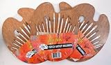 QTY: 36 - NEW Artist Paintbrush Set Palette-ART CRAFTS