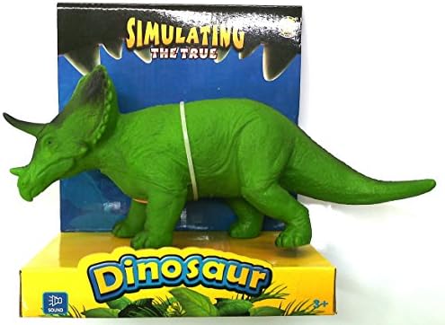 Dinosaur Simulating The True "Triceratops" soft can pinch And sound! under abdomen Dinosaur (11"/ NO: 002)