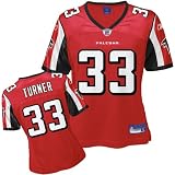 Reebok Michael Turner Atlanta Falcons Women's Replica Jersey - Red (X-Large)
