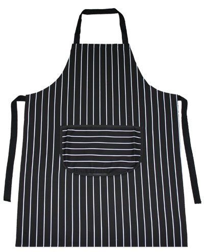 Childrens Toyshop  Kitchen & Housewares : Black Butchers Stripe Apron