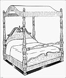Four Poster Bed With Or Without Canopy - Expert Level -286