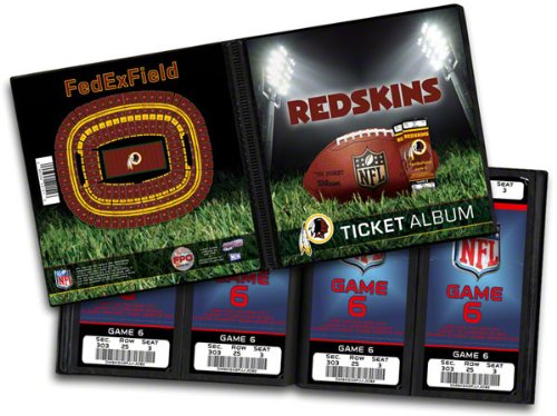NFL Washington Redskins Ticket Album