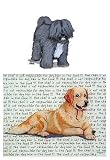 Tibetan Terrier Glass Cutting Board