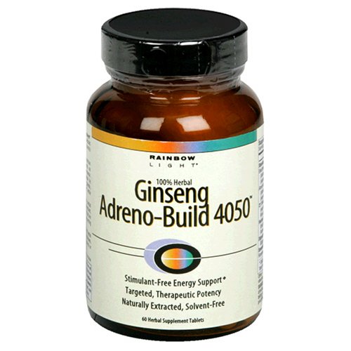 Rainbow Light Ginseng Adreno-Build 4050 Tablets, 60-Count Bottles (Pack of 2)