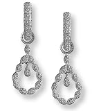 Jewelry : Signature Open Tear Drop Diamond Pave Charms