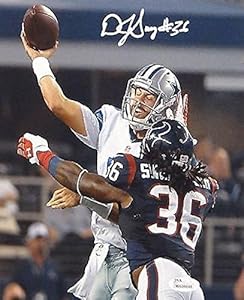 Autographed D.J. Swearinger Photograph - 8x10 Cowboys Tackle W - JSA Certified - Autographed NFL Photos