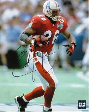 Eddie George Autographed/Hand Signed Tennessee Titans 8x10 Pro Bowl Photo