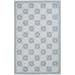 3.5' x 5.5' Mountain Flower Bay Leaf Green Wool Area Throw Rug