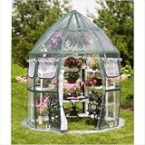 Flowerhouse FHCV900 Conservatory Greenhouse w/ Free Butterfly Folding Stool