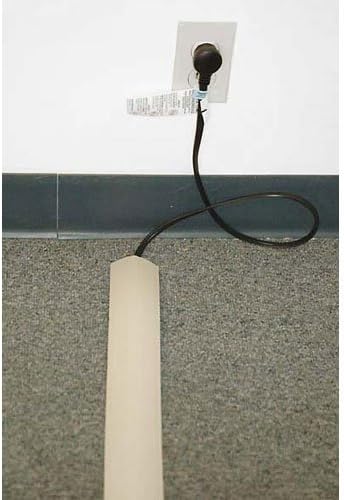 4' Electrical Power Extensions - Power Cord Cover, NON SURGE, Beige