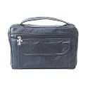 **Free Shipping** Embassy Embossed Genuine Leather Book or Bible Cover - Black
