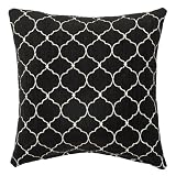 Bellona Decorative Pillow - Black (20x20) by 