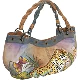 Anuschka Large Rouched Hobo-Leopard in Paradise