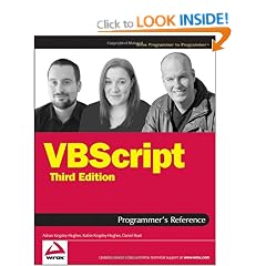 VBScript Programmer's Reference (Programmer to Programmer)