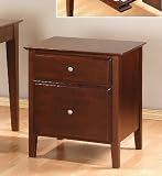 Cappuccino Finish Letter Size Home Office Vertical File Cabinet