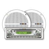 Dual Electronics MXCP45 Marine Stereo with 2 Speakers