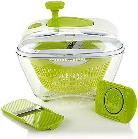 KITCHEN MASTER ALL IN ONE SALAD MAKER / SLICER / SPINNER New