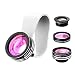MpowÂ® 3 in 1 Clip-On 180 Degree Supreme Fisheye + 0.67X Wide Angle+ 10X Macro Lens For iPhone 6 / 6 Plus, iPhone 5 5S 4 4S Samsung HTC (No Dark Circle by the Fisheye lens) RS.1059.00
