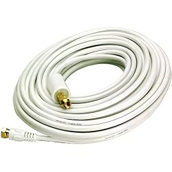 RG-59 Cables with F Connectors (white)
