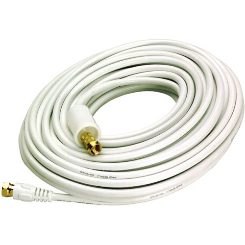 RG-59 Cables with F Connectors (white) On Sale