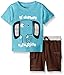 Boyzwear Baby Boys'' 2 piece interactive tee and short set
