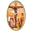 Car Visor Clip - Jesus Crucifed of Esquipulas - 1.75"x1.0" - Clip on